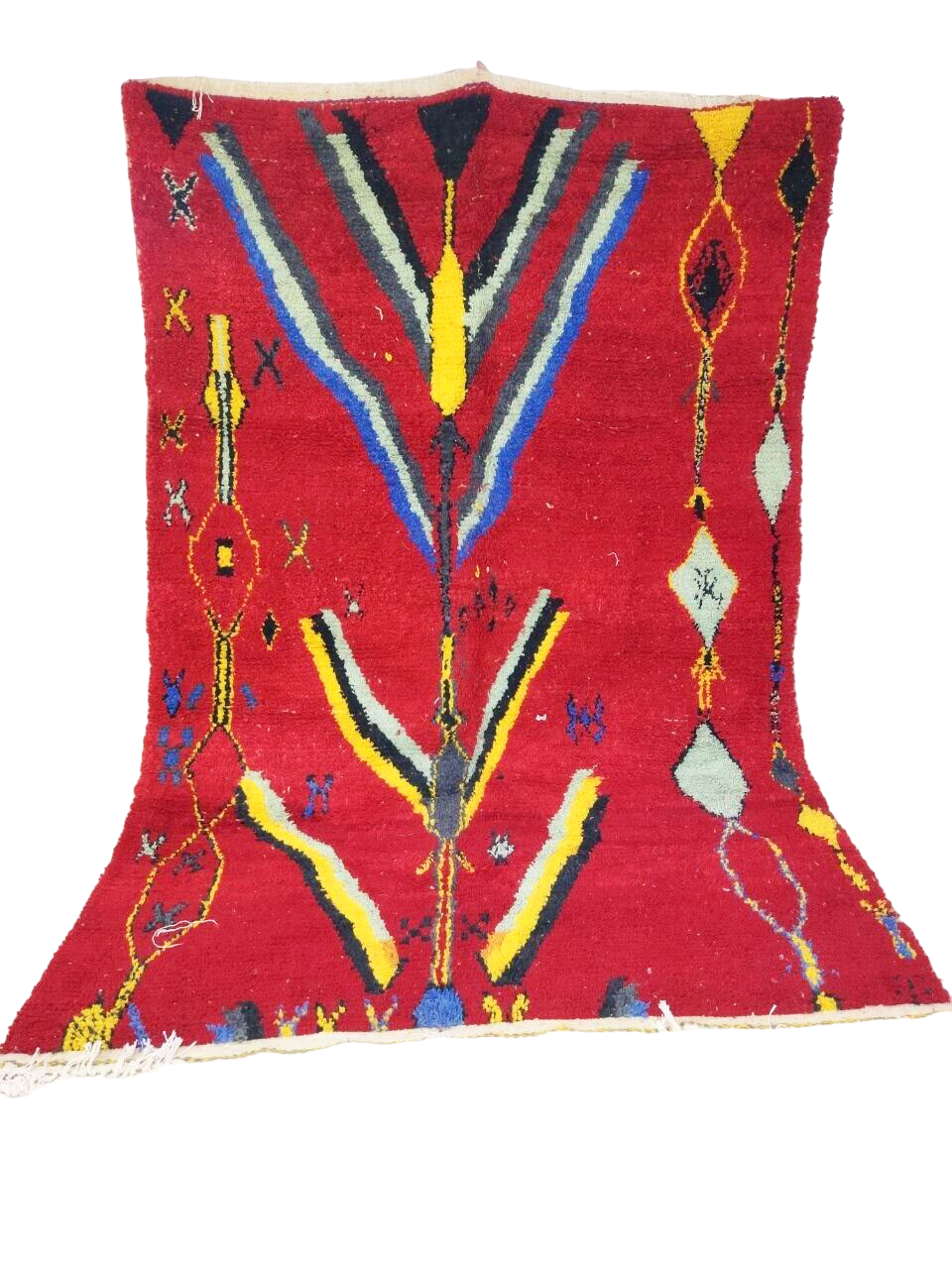 Moroccan carpet red 298x198cm