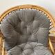 fauteuil en rotin vintage