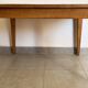 Table de ferme vintage ou bureau en bois massif