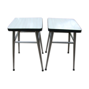 lot de deux tabourets