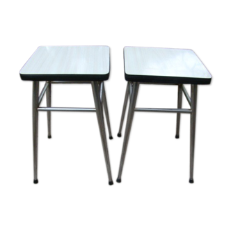 Set of two vintage stools
