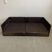 Canapé modulaire De Sede DS-76 en cuir marron, Suisse, années 1970