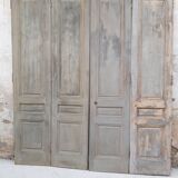 Set of 4 molded old communication door