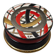 Round Roller Coaster Box in Longwy Enamel by Catherine Lhoir