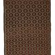 Turkish Kilim Yoruk Vintage 177x294 cm Geometric Brown and Yellow