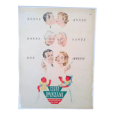 Panzani Pulp paper advertisement from a period magazine