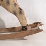Cheval à bascule ancien (France, vers 1920)