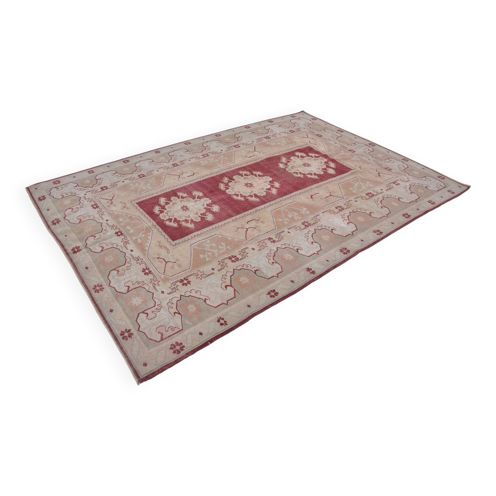 Oversize Anatolian Turkish Floral Rug sku 892