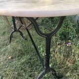 Marble bistro table