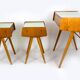 Restored Mid-Century Nightstands & Dressing Table, Czechoslovakia, 1960s