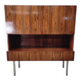Vintage cabinet in rosewood / bar / wall unit