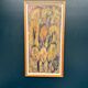 Large Swedish Oil on Panel – "Green Composition" – Signed – Vintage and Recently Framed – 77 × 41 cm (30.3 in × 16.1 in)