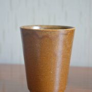 Set of 4 Digoin stoneware glasses