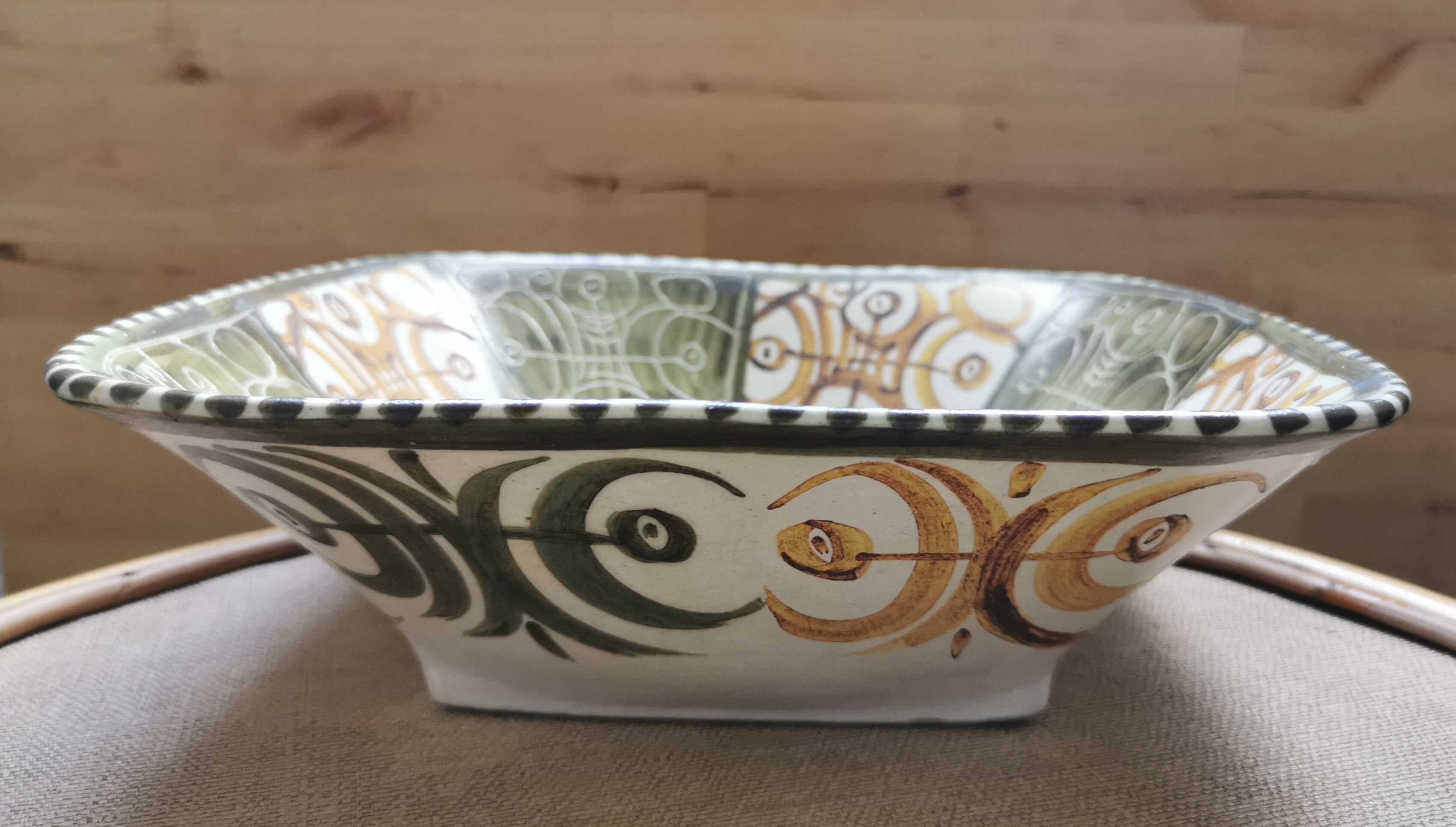 Keralluc enamelled sandstone cut by Andre Horellou