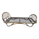 Rattan basket bed