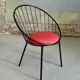Set de 4 fauteuils corbeille des années 1950