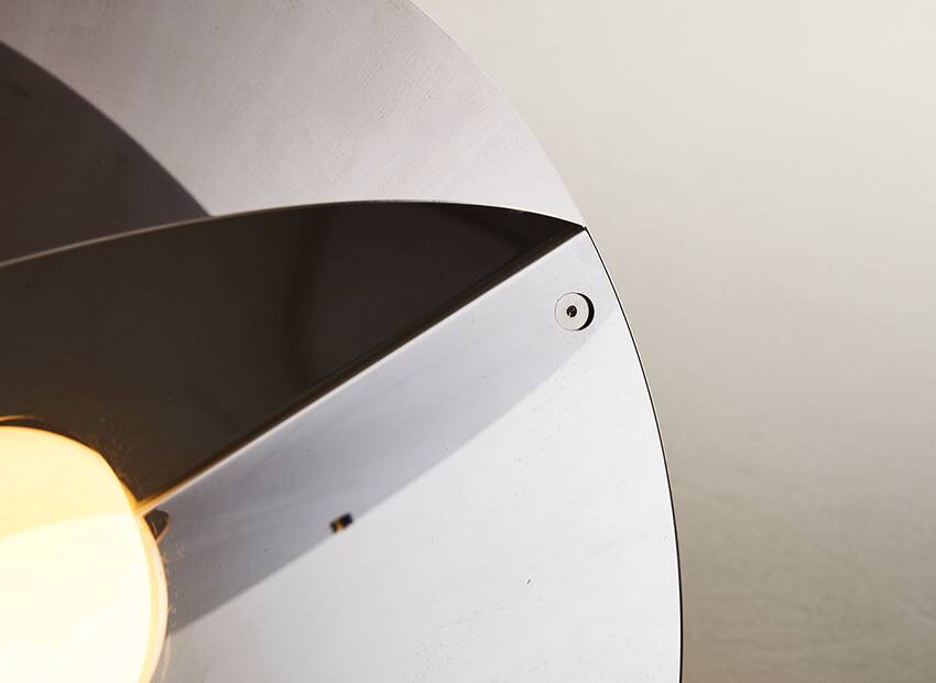 Rare Luna Lamp by Rinaldo Cutini for New Lamp Italy ca. 1970