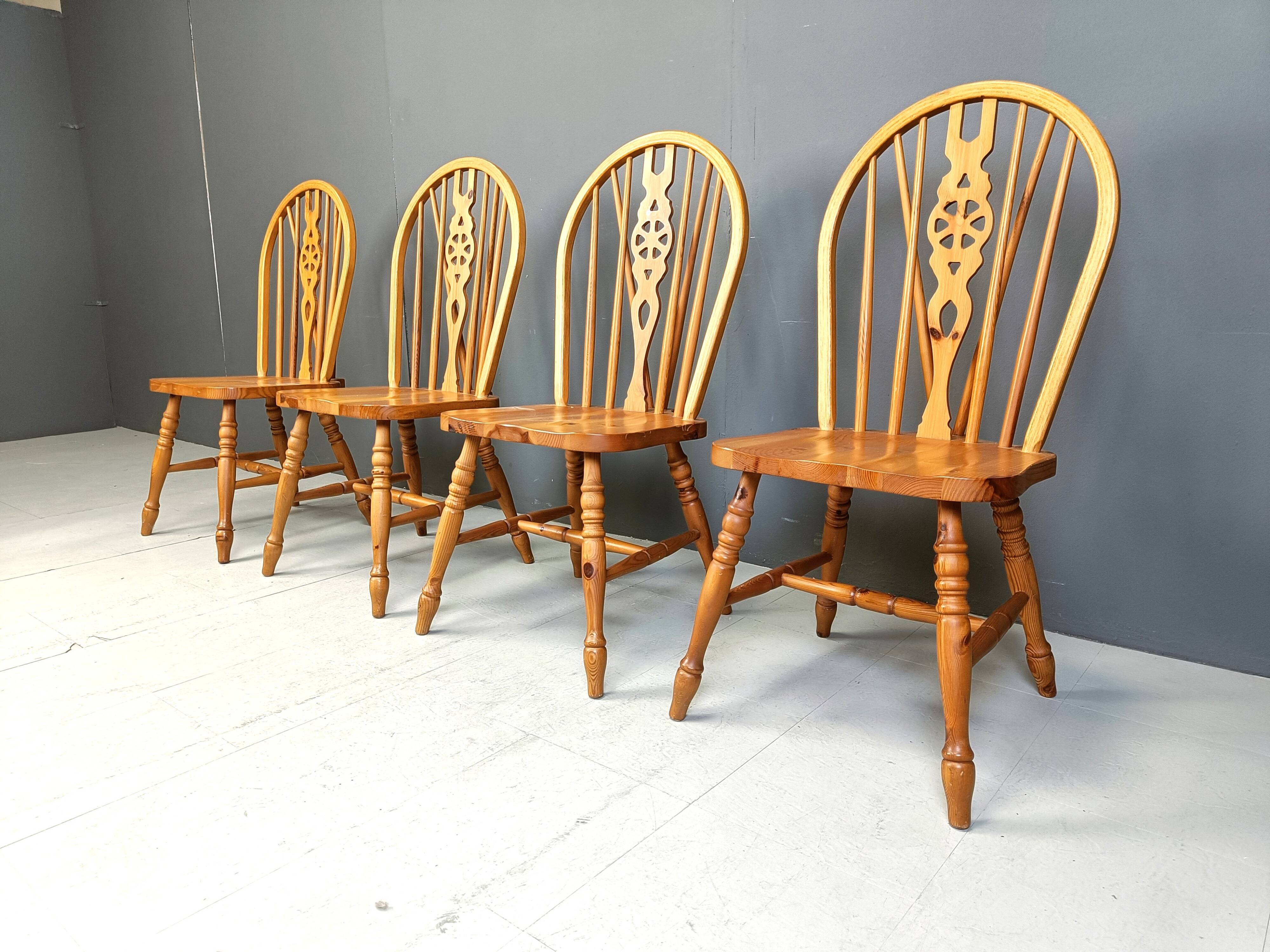 Set of 4 Vintage  Ercol Dining Chairs , 1950's