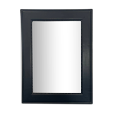 Beaded black frame mirror