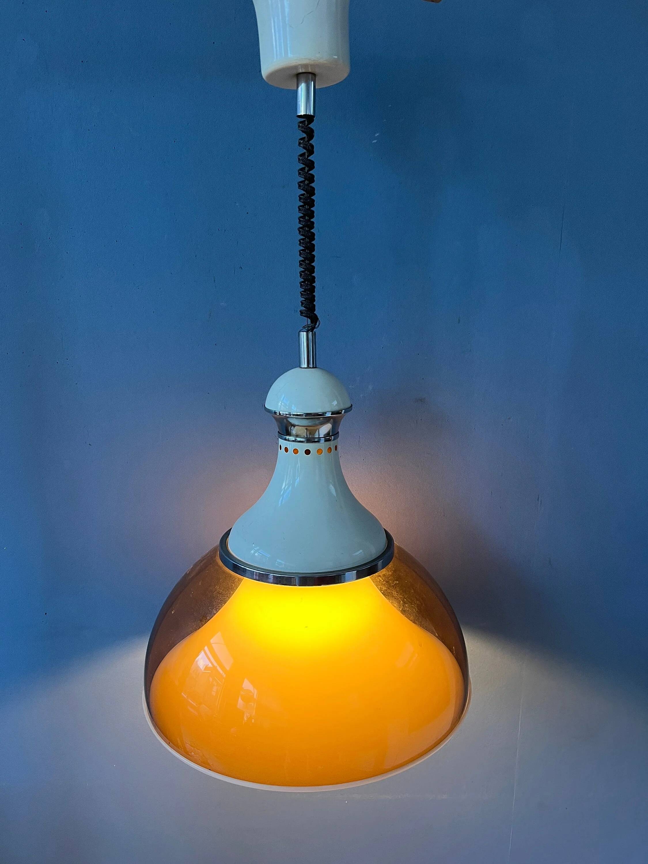 Suspension vintage Stilux Milano Space Age