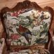 pair of Louis XV style armchairs à la reine