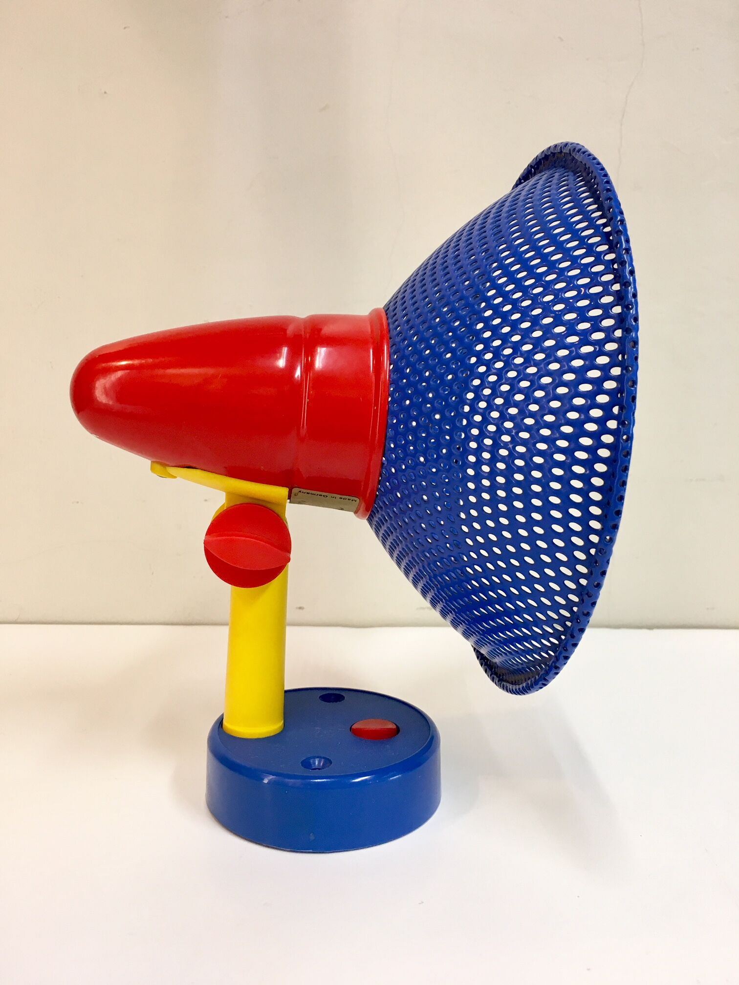 Colored adjustable wall lamp 80s