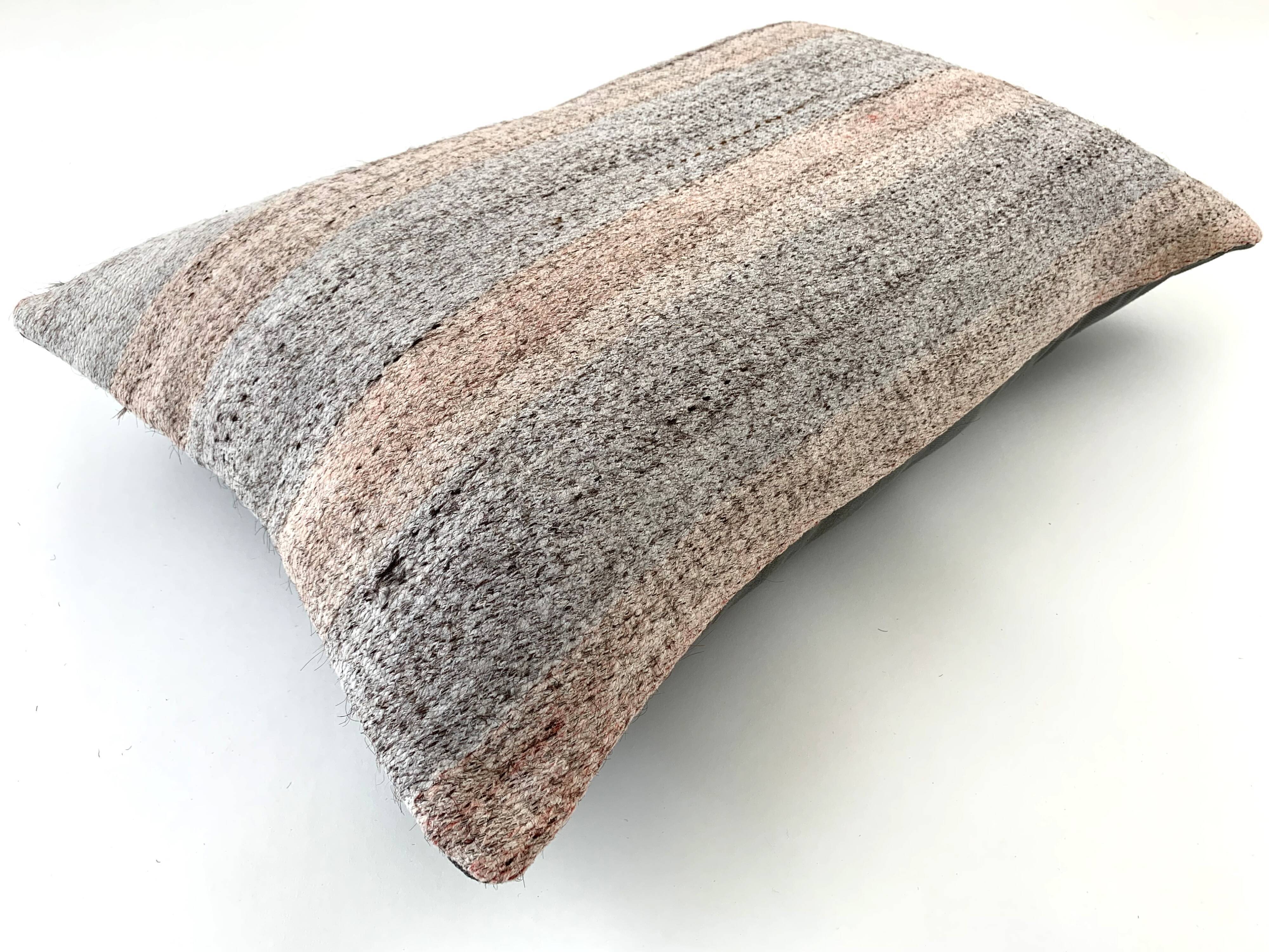 Vintage turkish handmade kilim cushion cover 40x60 cm