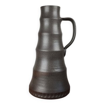 Vase sur pied en poterie de studio allemande du milieu du siècle de Petra Töpferei, années 1960