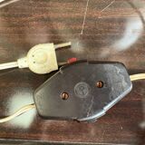 Stoneware lamp (base) signed Joël Courjault for Keraluc – floral decoration