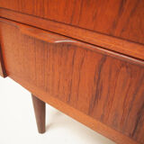 vintage danish teak chest of drawers bureau