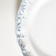 Moustiers earthenware plate with flowers