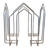 Chrome magazine rack