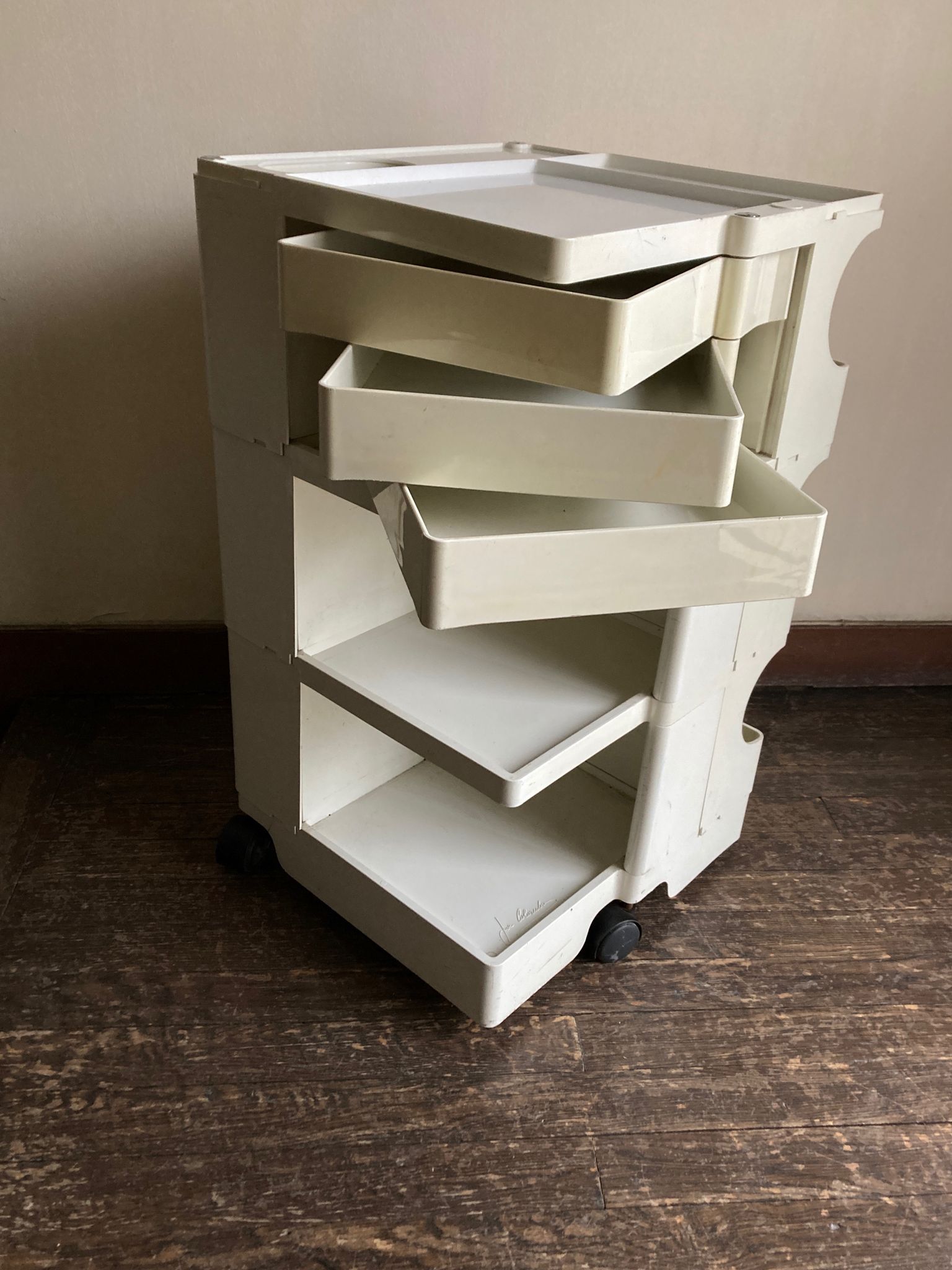 Desserte Boby Joe Colombo 1970 design italien