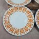 Set of 6 semi-deep plates Sarreguemines
