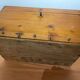 Old travel trunk, with 3 small drawers