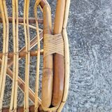 Fauteuil en rotin 1960