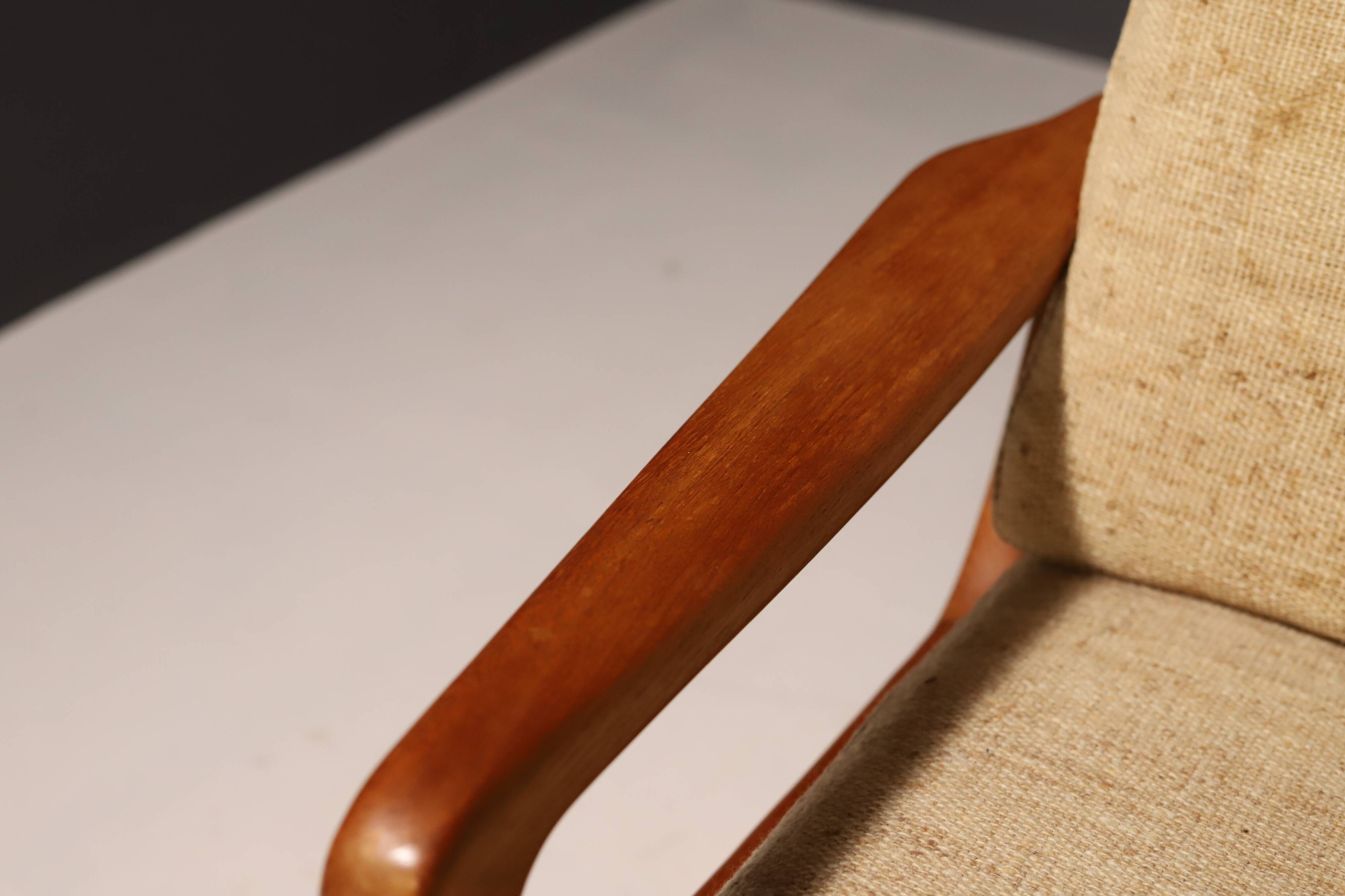 Danish Teak Sofa 2-Seater by Juul Kristensen Vintage