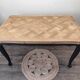 Table style regence en chene massif