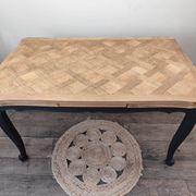 Regence style table in solid oak