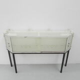 Art Deco display cabinet on legs, can also be hung