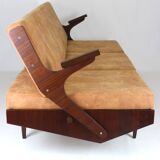 Restored Mid-Century Convertible Sofa from Opp Drevovyroba, 1970s