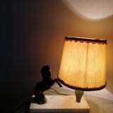 Table lamp '' metal horse ''