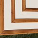 Miroir monumental Hollywood Regency tropical en canne de bambou, atr