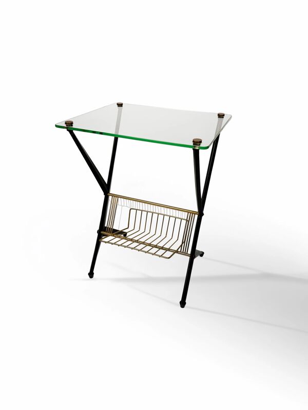 Table d'appoint italienne attribuée à Angelo Ostuni, années 1950