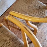 Scandinavian CH24 Wishbone chairs by Hans Wegner for Carl Hansen