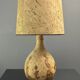 Lampe de table en liège des années 1960-1970, France