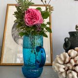 Textured glass decanter