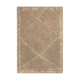 Berber carpet 200 x 300 cm brown ecru pattern