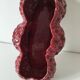 Cache-pot triptyque De Bruyn Fives Lille rouge n°4709