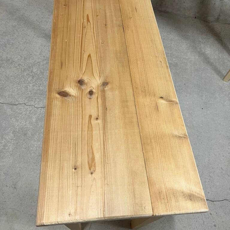 Superbe console fine, table d'appoint en bois Design Vintage pieds fuseaux décoration rare